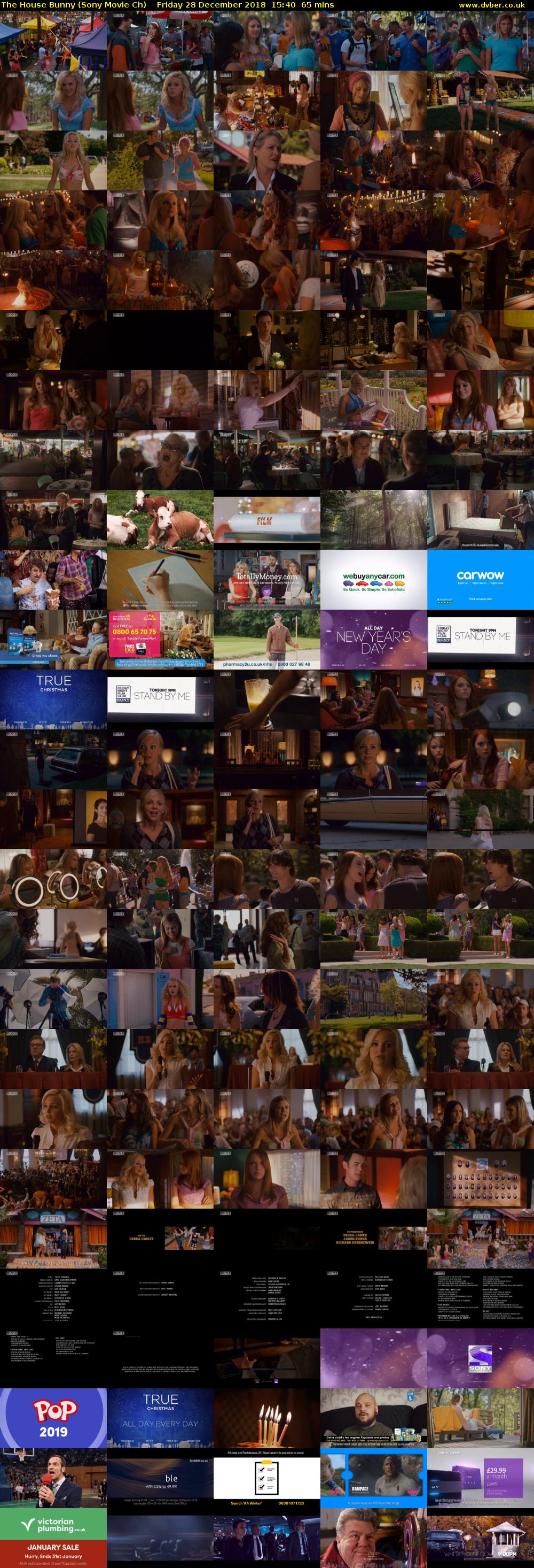 The House Bunny (Sony Movie Ch) Friday 28 December 2018 15:40 - 16:45