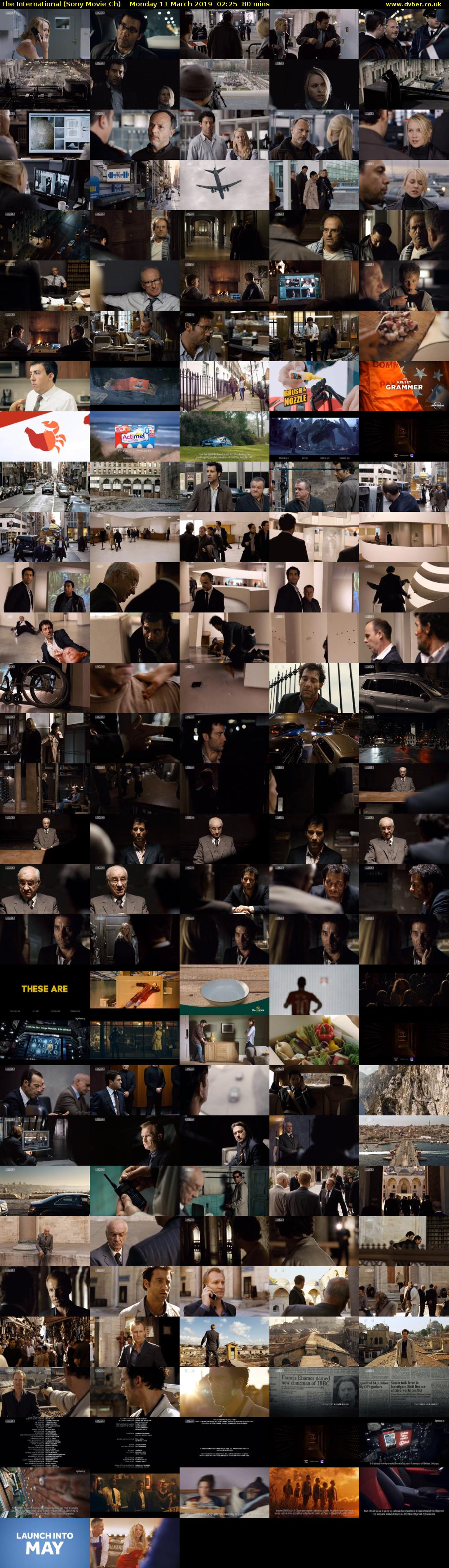 The International (Sony Movie Ch) Monday 11 March 2019 02:25 - 03:45