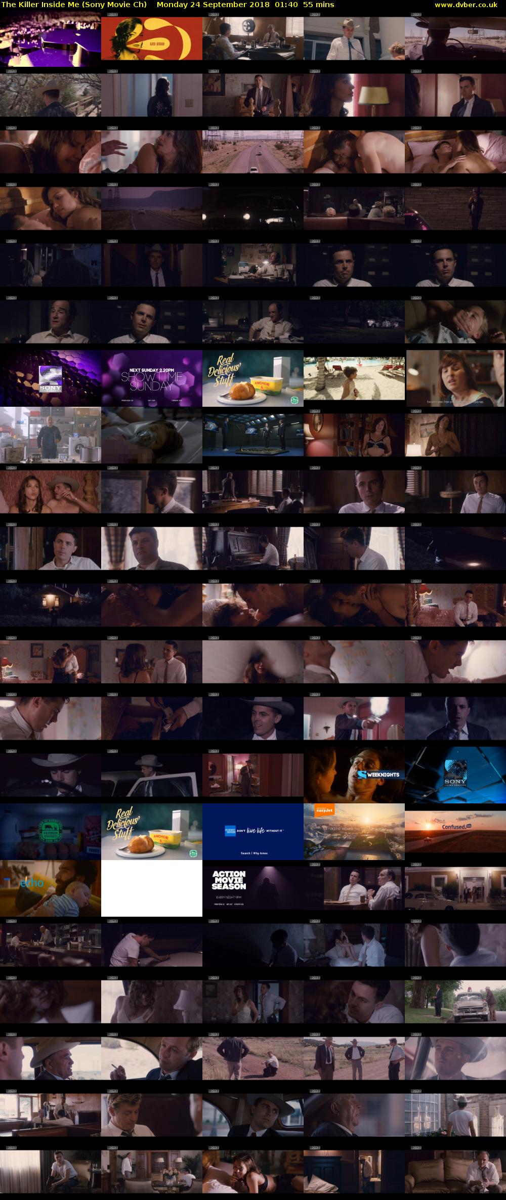 The Killer Inside Me (Sony Movie Ch) Monday 24 September 2018 01:40 - 02:35