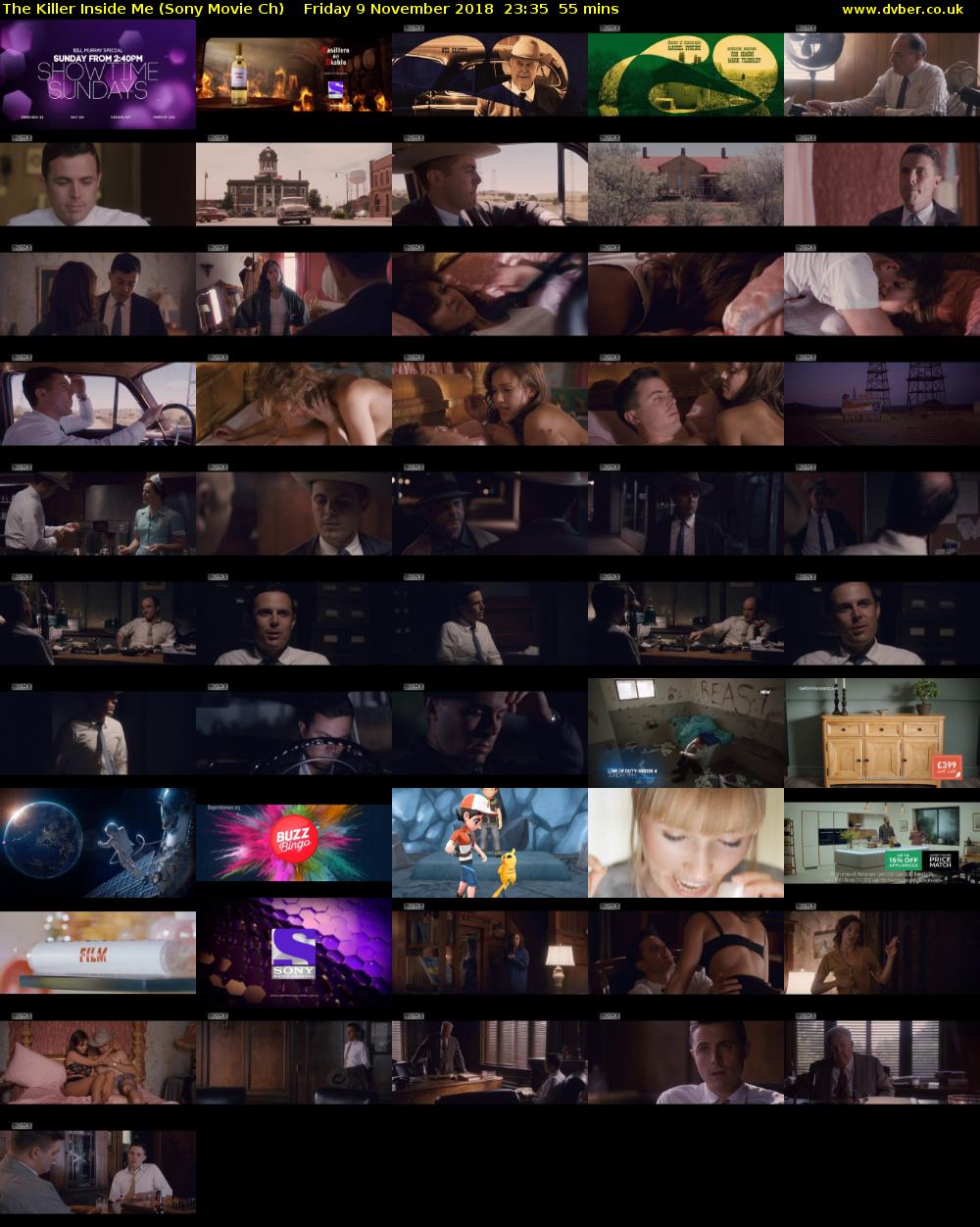 The Killer Inside Me (Sony Movie Ch) Friday 9 November 2018 23:35 - 00:30