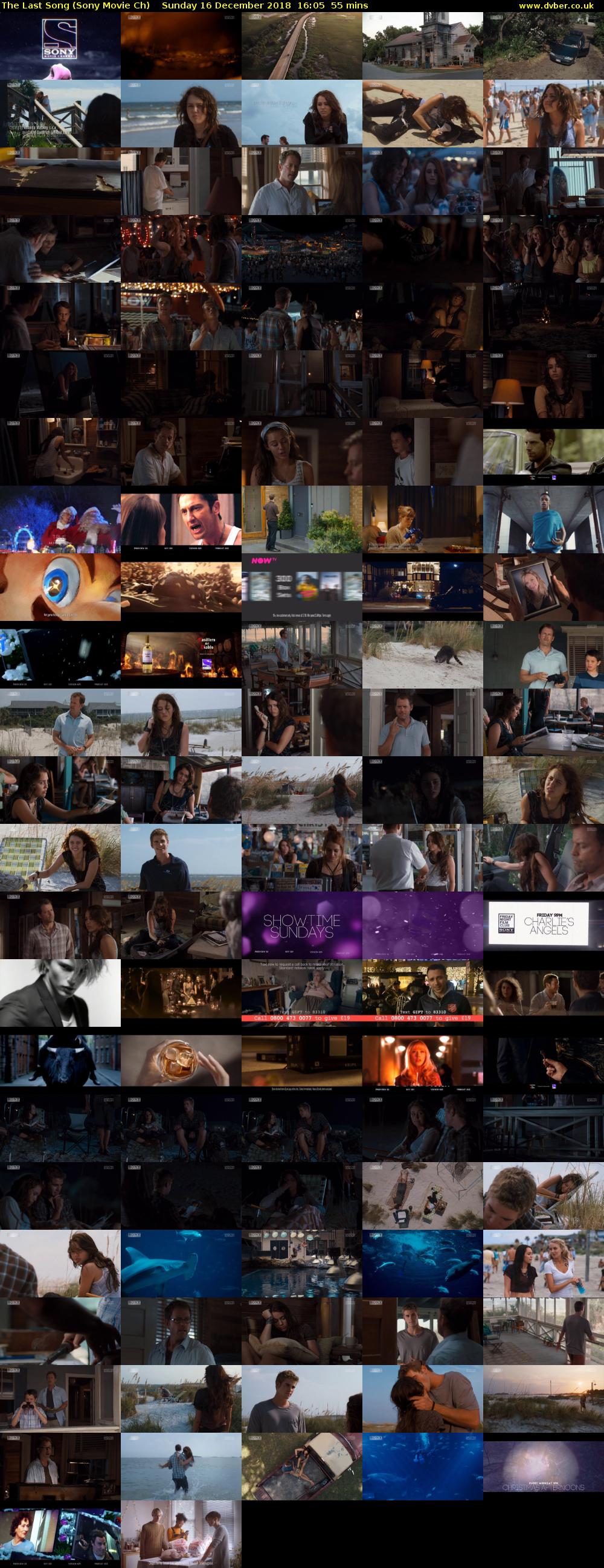 The Last Song (Sony Movie Ch) Sunday 16 December 2018 16:05 - 17:00