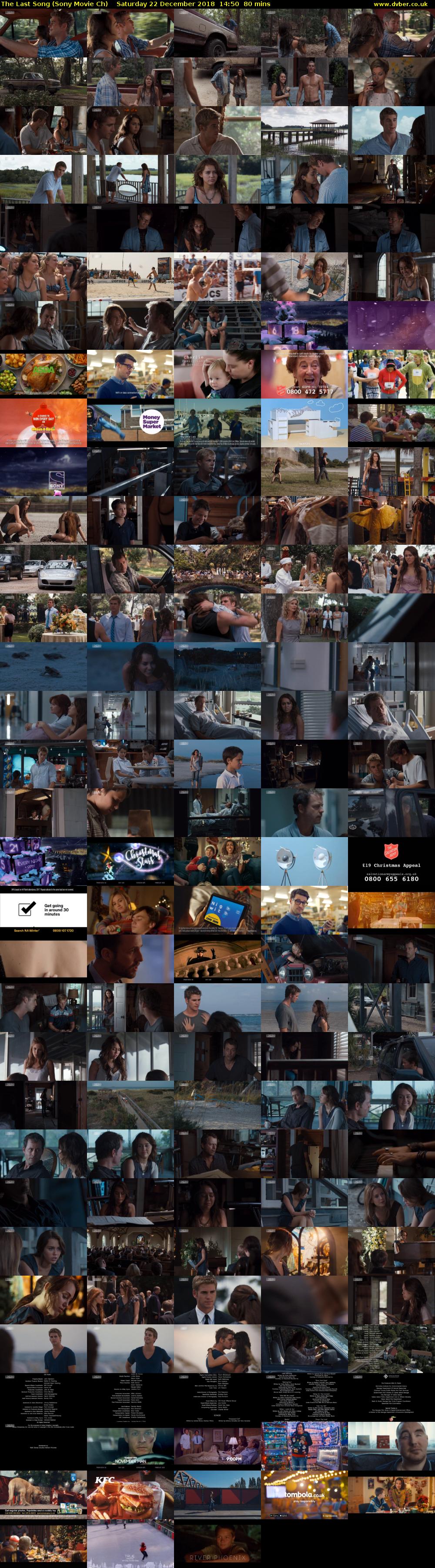 The Last Song (Sony Movie Ch) Saturday 22 December 2018 14:50 - 16:10