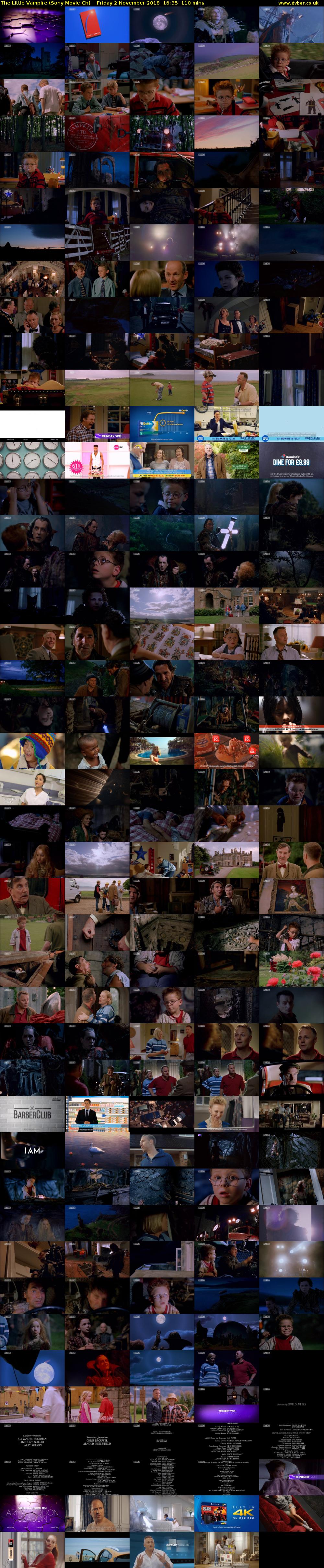The Little Vampire (Sony Movie Ch) Friday 2 November 2018 16:35 - 18:25