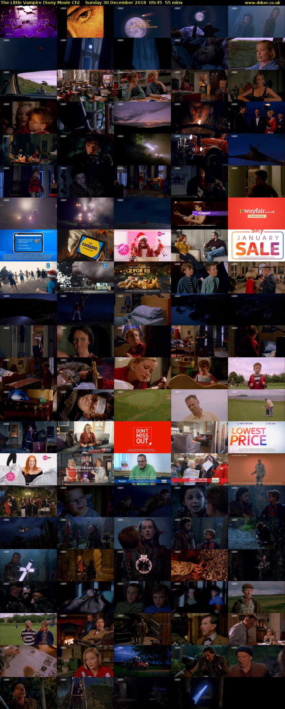 The Little Vampire (Sony Movie Ch) Sunday 30 December 2018 09:45 - 10:40