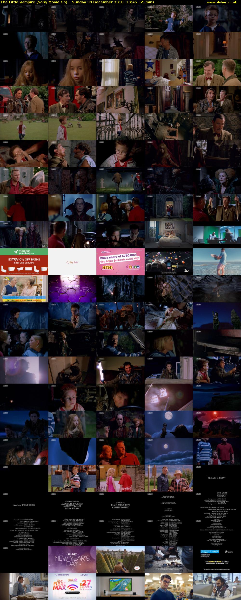 The Little Vampire (Sony Movie Ch) Sunday 30 December 2018 10:45 - 11:40