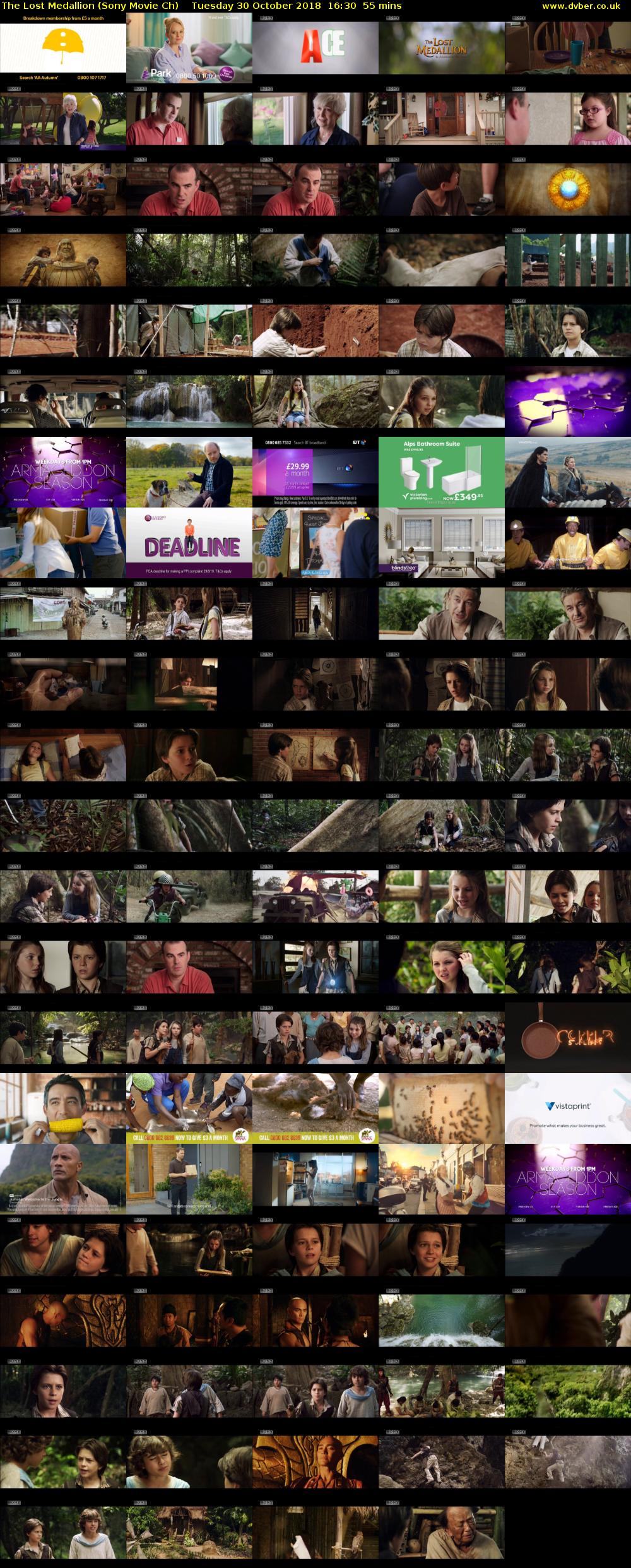 The Lost Medallion (Sony Movie Ch) Tuesday 30 October 2018 16:30 - 17:25