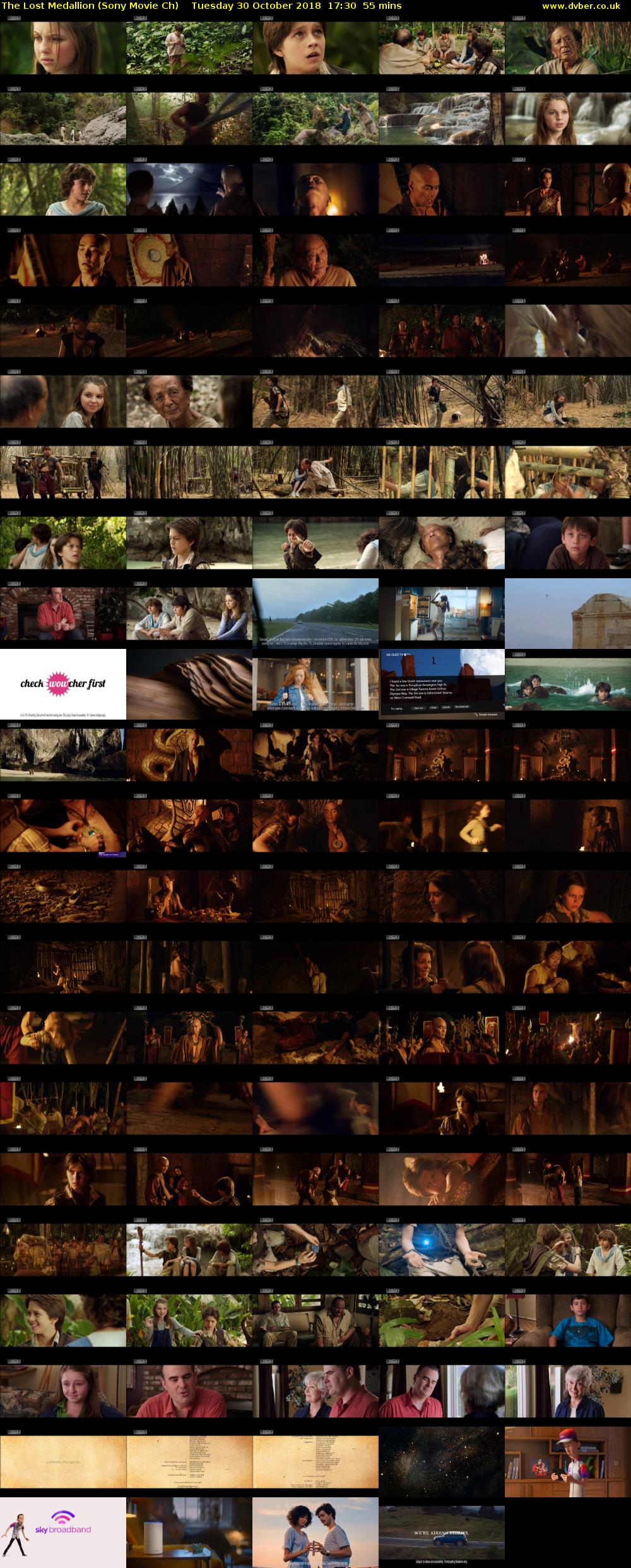 The Lost Medallion (Sony Movie Ch) Tuesday 30 October 2018 17:30 - 18:25