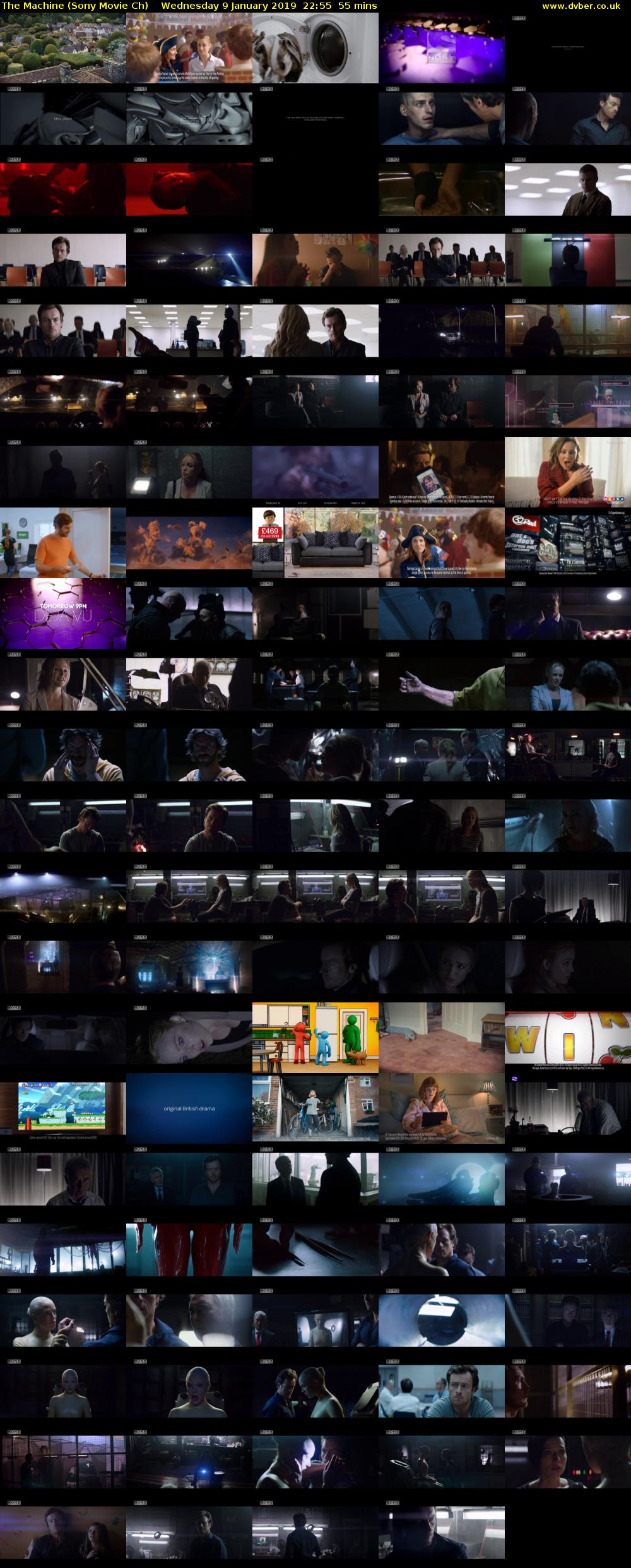 The Machine (Sony Movie Ch) Wednesday 9 January 2019 22:55 - 23:50