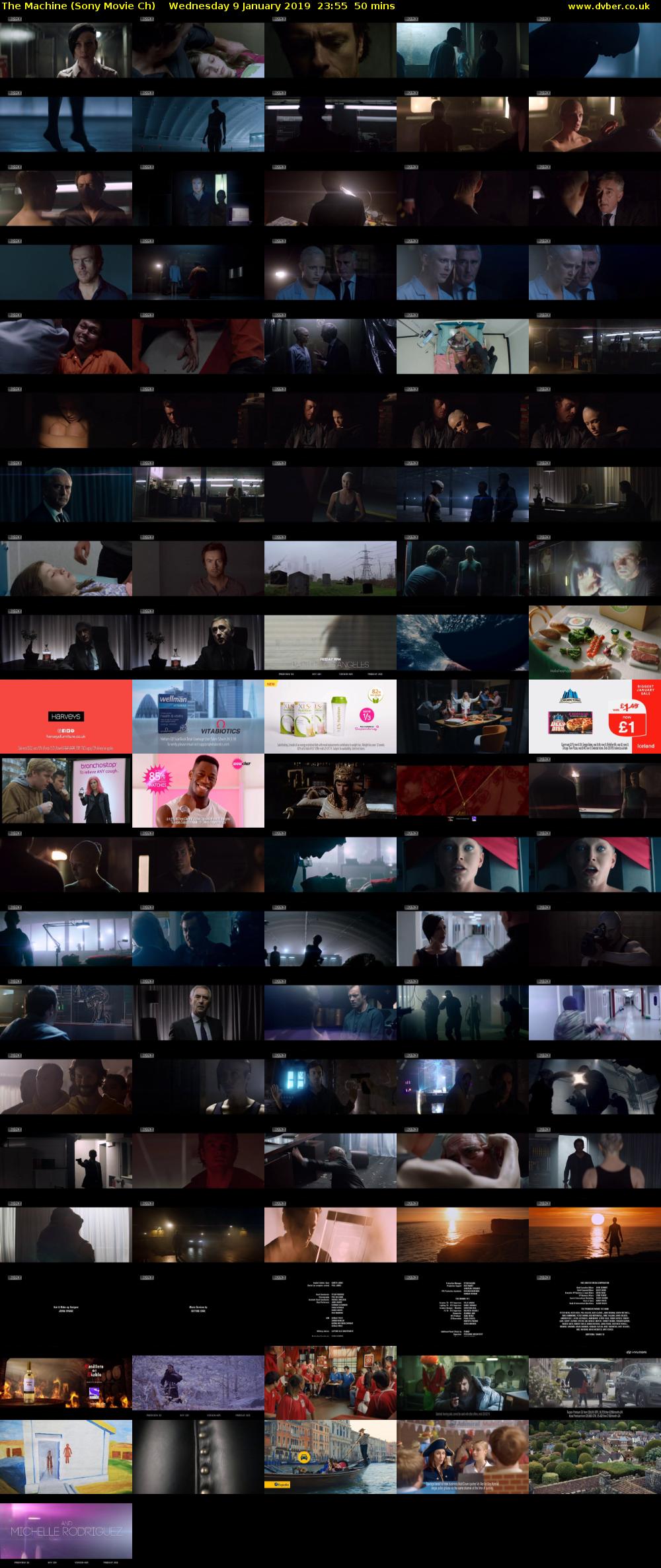 The Machine (Sony Movie Ch) Wednesday 9 January 2019 23:55 - 00:45