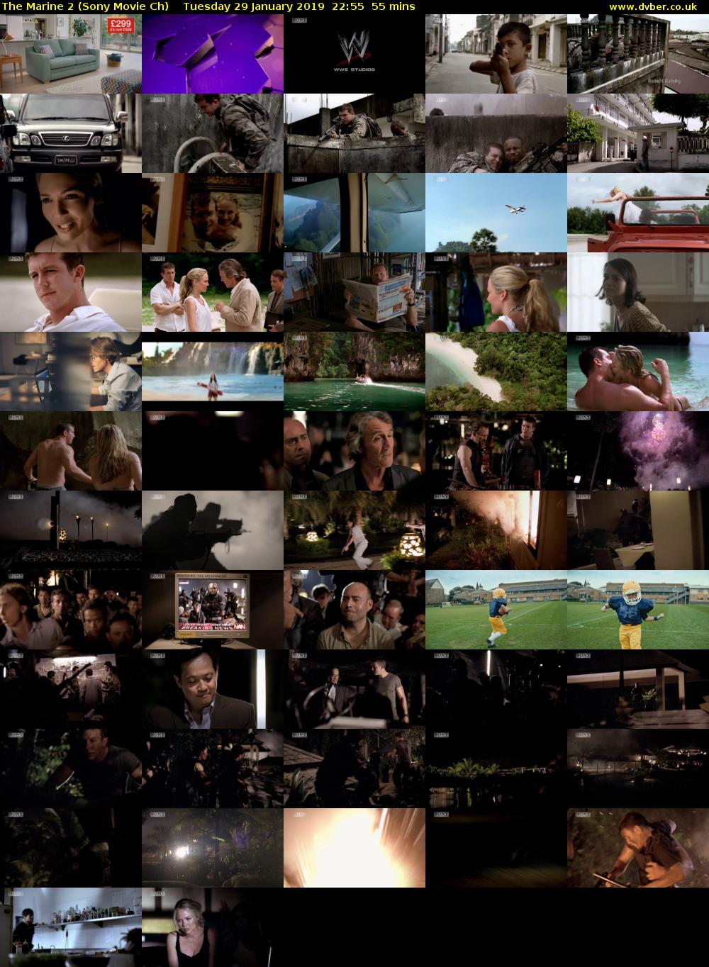 The Marine 2 (Sony Movie Ch) Tuesday 29 January 2019 22:55 - 23:50