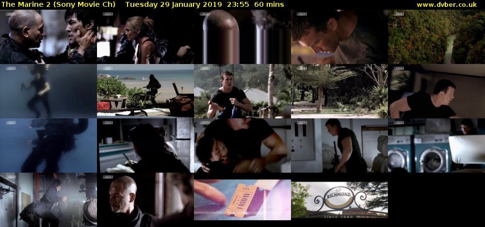 The Marine 2 (Sony Movie Ch) Tuesday 29 January 2019 23:55 - 00:55