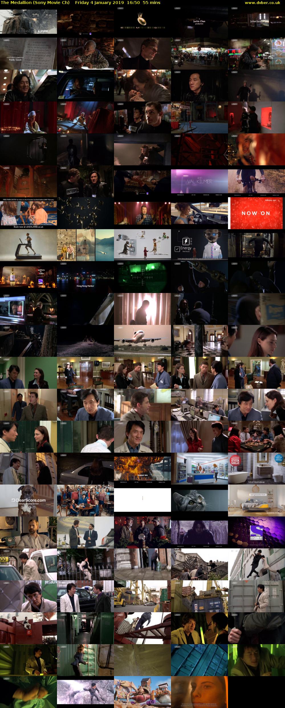 The Medallion (Sony Movie Ch) Friday 4 January 2019 16:50 - 17:45