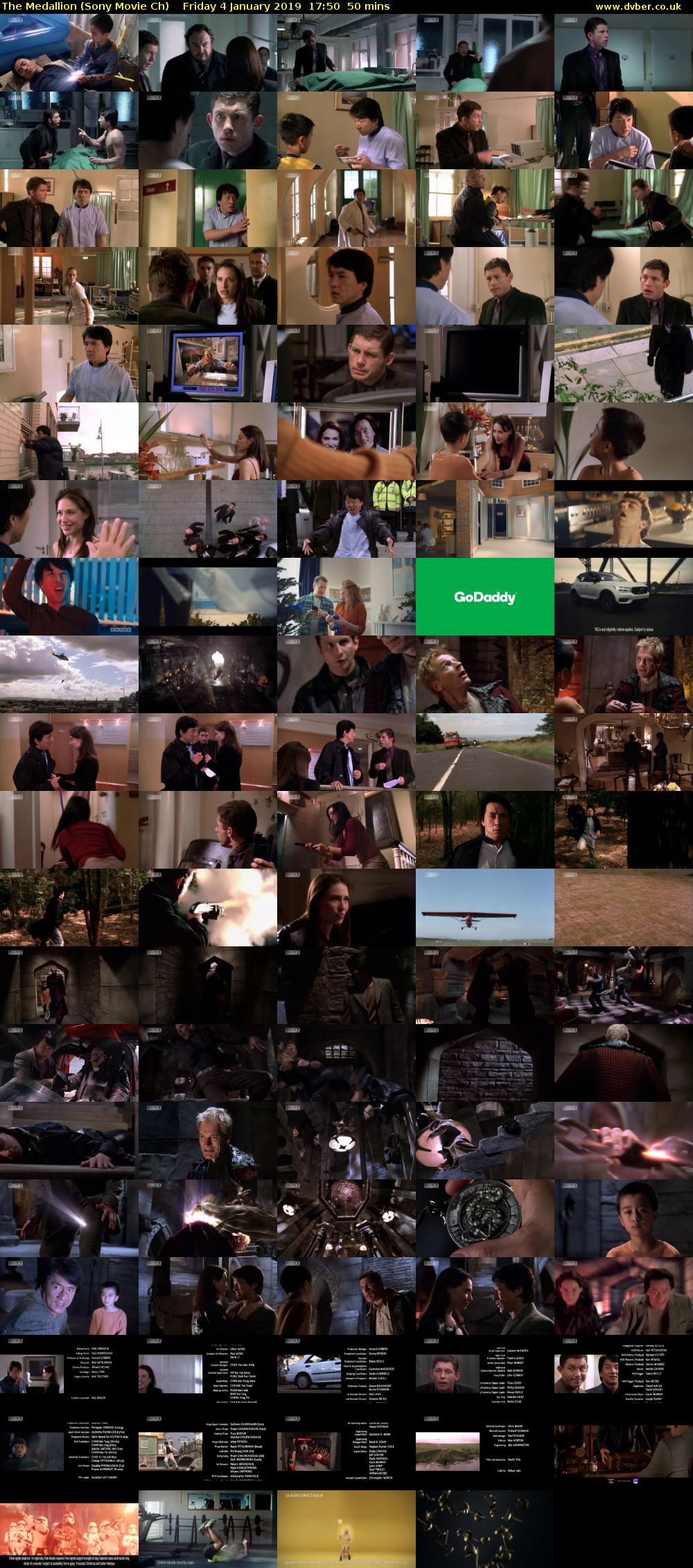 The Medallion (Sony Movie Ch) Friday 4 January 2019 17:50 - 18:40