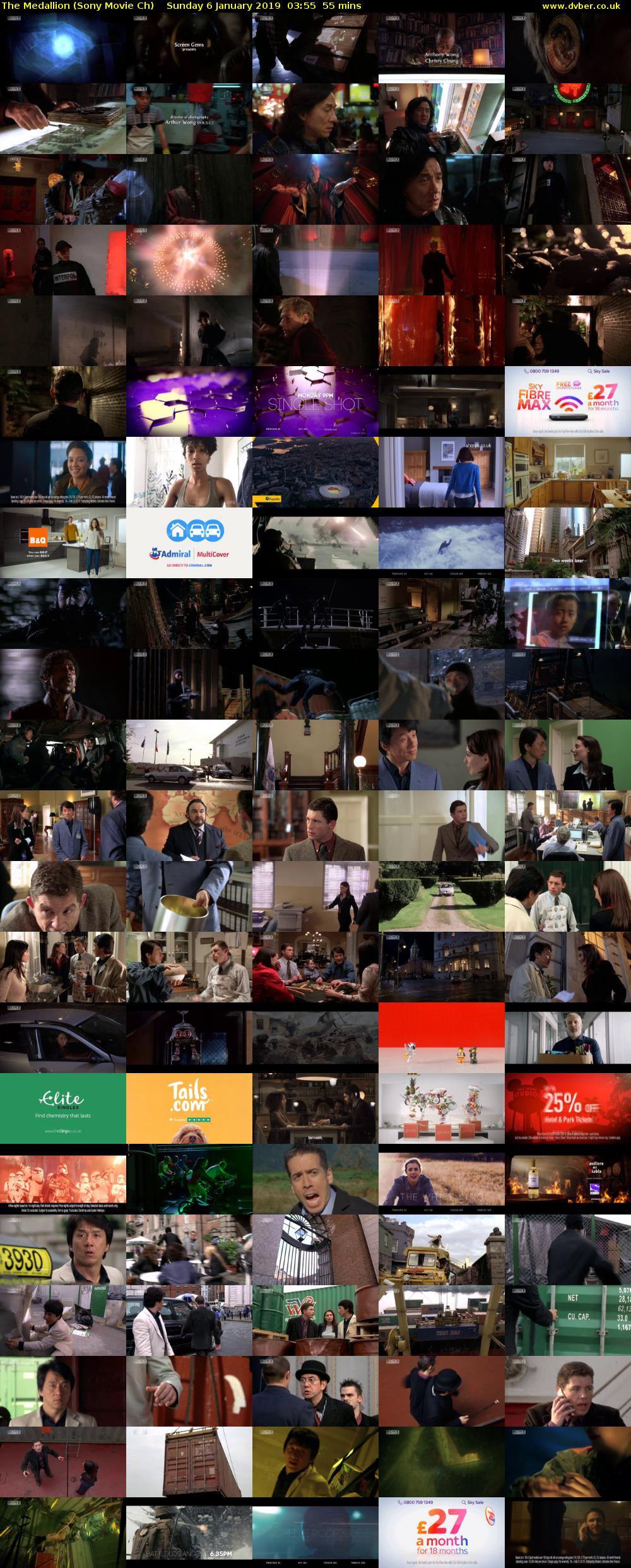 The Medallion (Sony Movie Ch) Sunday 6 January 2019 03:55 - 04:50