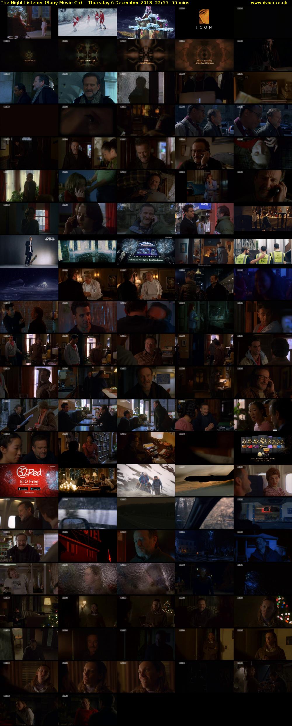 The Night Listener (Sony Movie Ch) Thursday 6 December 2018 22:55 - 23:50