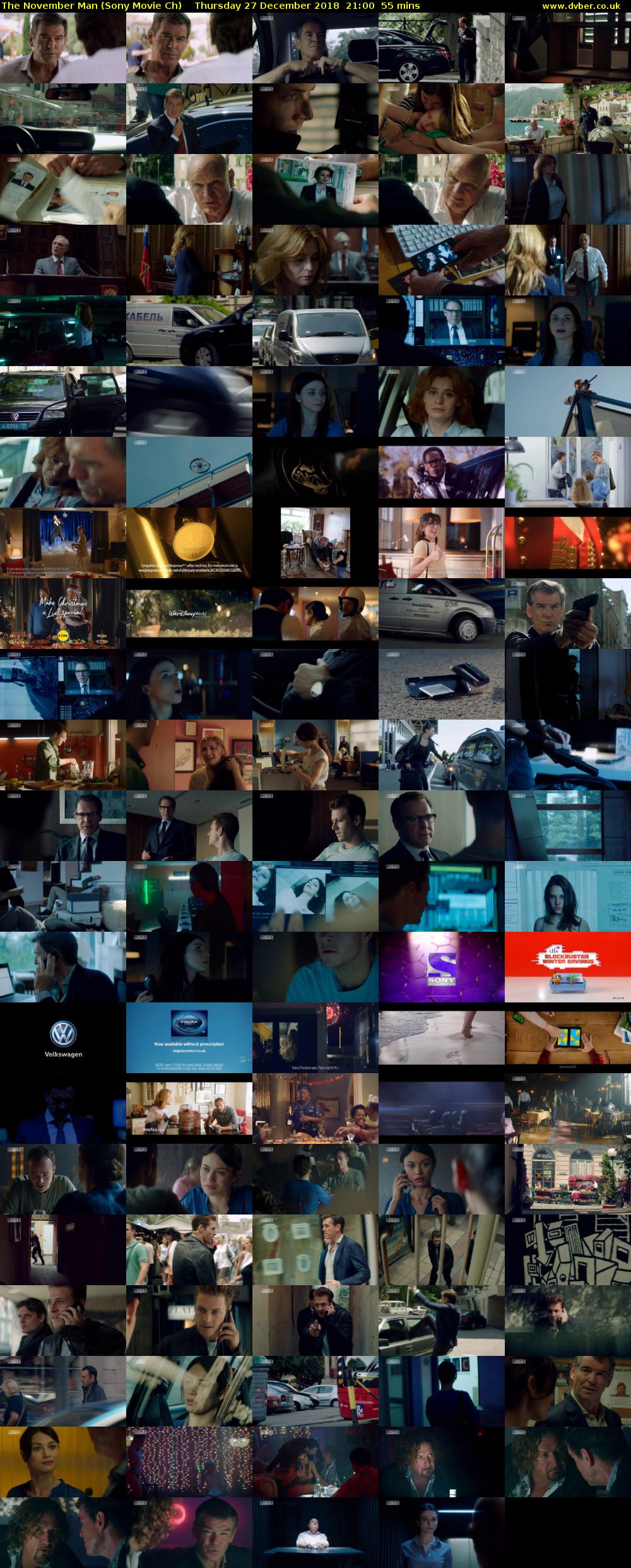 The November Man (Sony Movie Ch) Thursday 27 December 2018 21:00 - 21:55