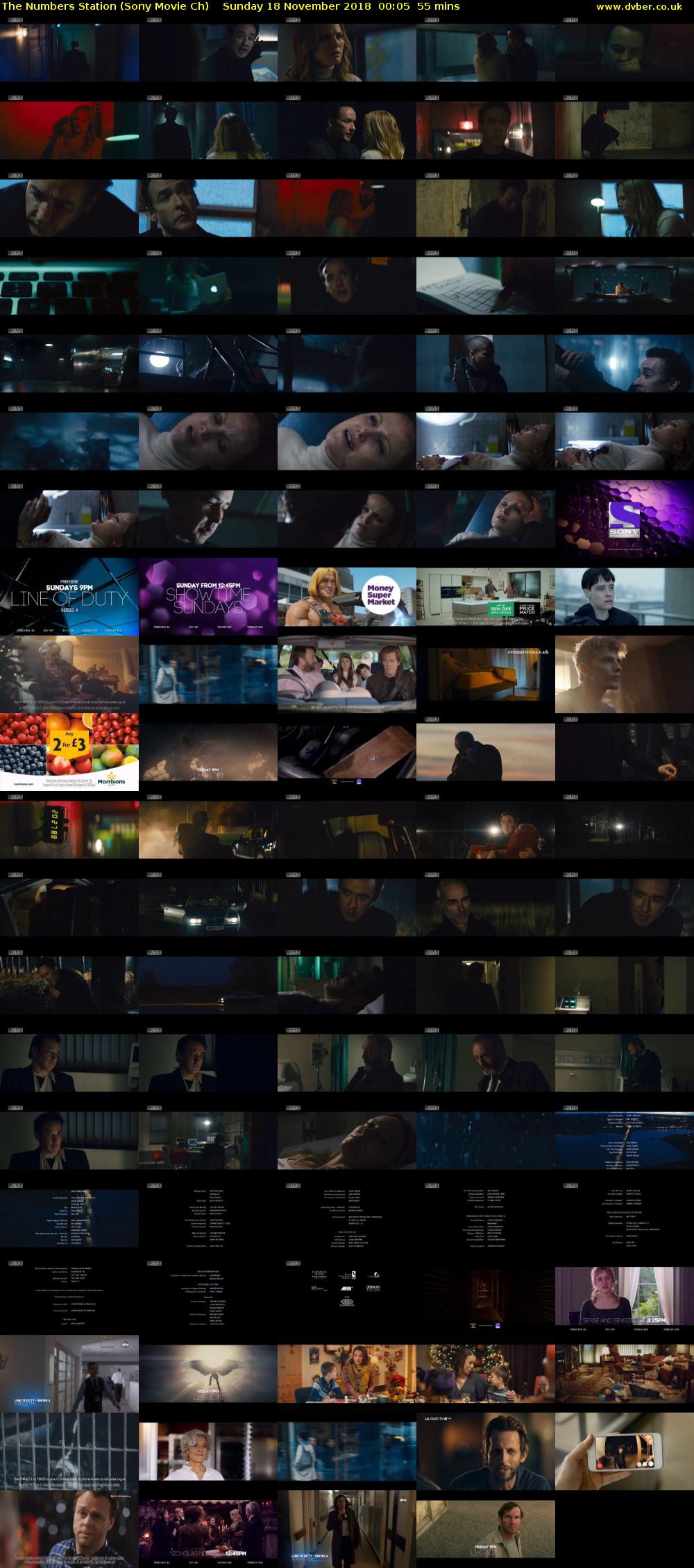 The Numbers Station (Sony Movie Ch) Sunday 18 November 2018 00:05 - 01:00