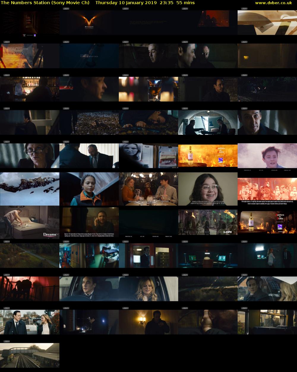 The Numbers Station (Sony Movie Ch) Thursday 10 January 2019 23:35 - 00:30