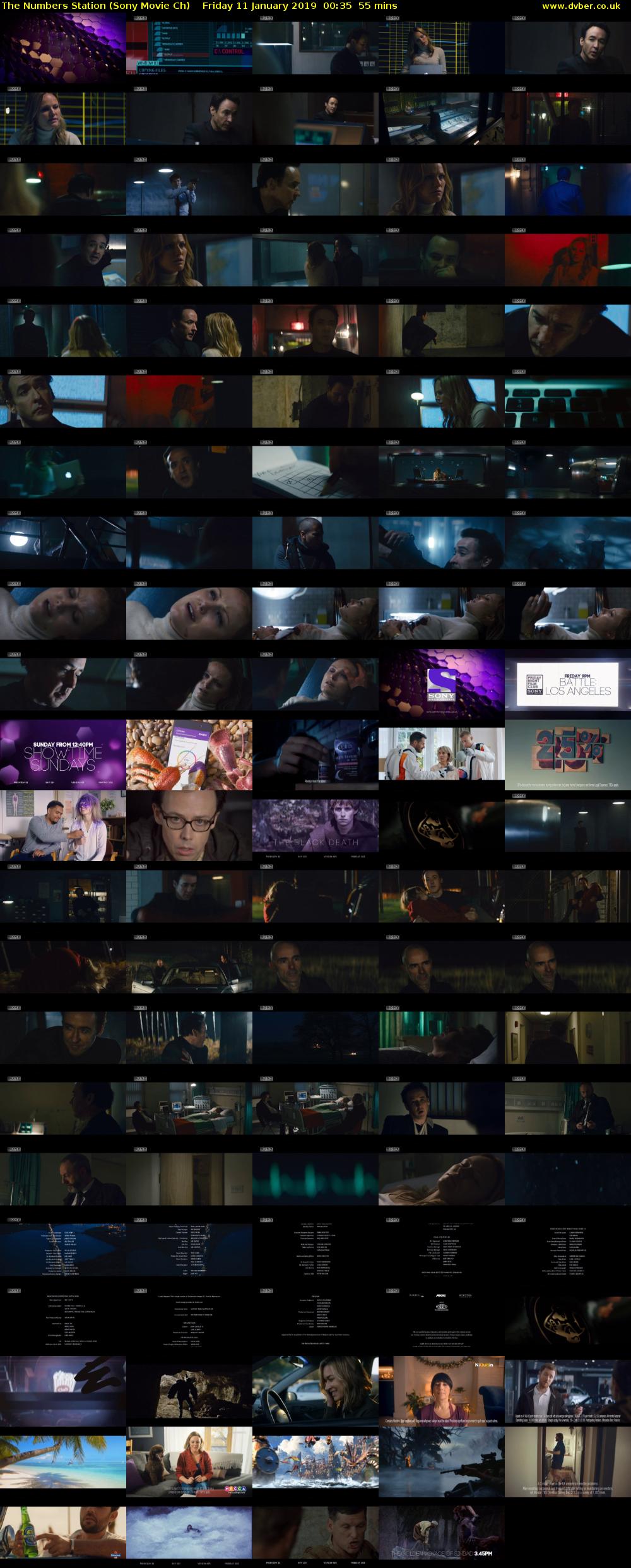 The Numbers Station (Sony Movie Ch) Friday 11 January 2019 00:35 - 01:30