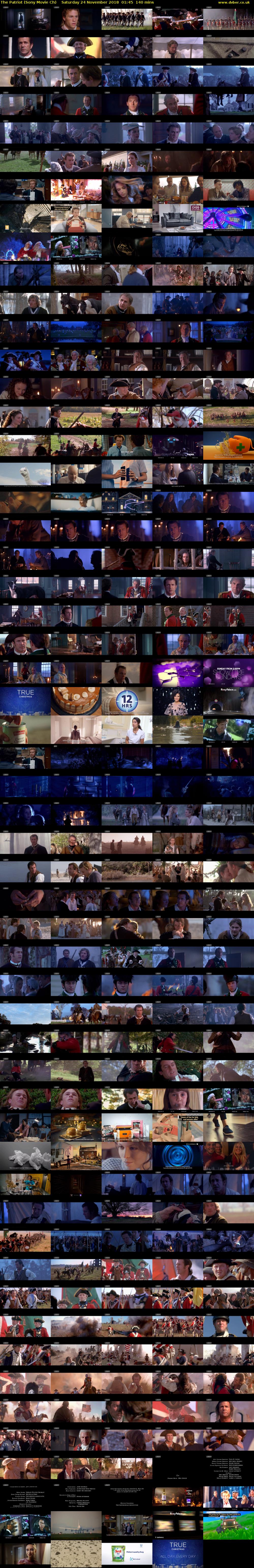 The Patriot (Sony Movie Ch) Saturday 24 November 2018 01:45 - 04:05