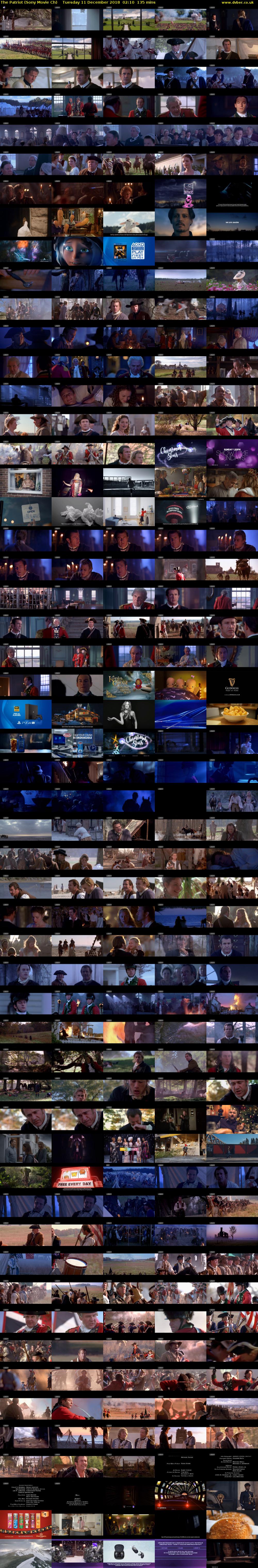 The Patriot (Sony Movie Ch) Tuesday 11 December 2018 02:10 - 04:25