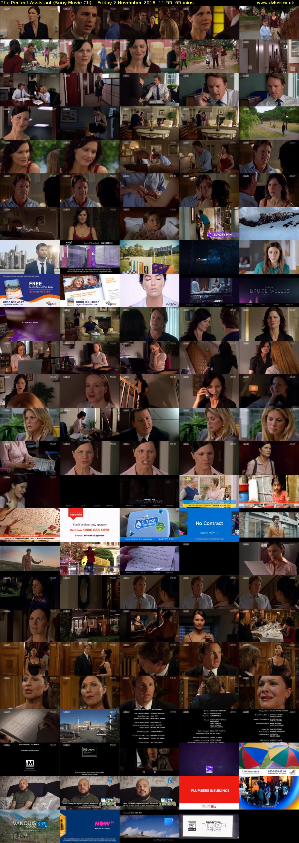 The Perfect Assistant (Sony Movie Ch) Friday 2 November 2018 11:55 - 13:00