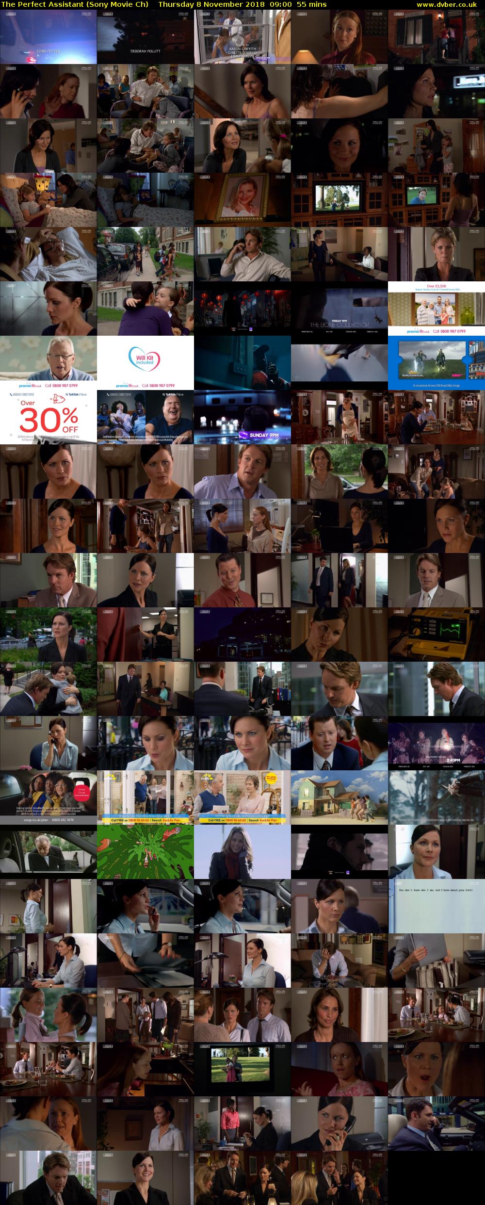 The Perfect Assistant (Sony Movie Ch) Thursday 8 November 2018 09:00 - 09:55