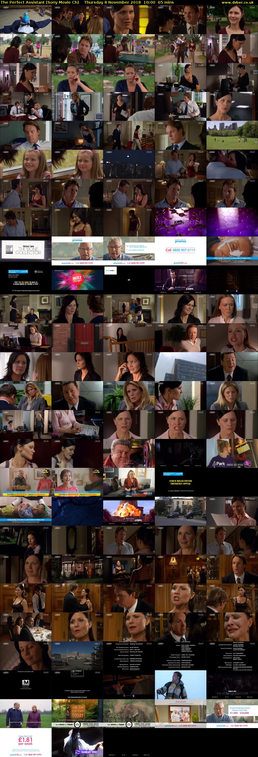 The Perfect Assistant (Sony Movie Ch) Thursday 8 November 2018 10:00 - 11:05