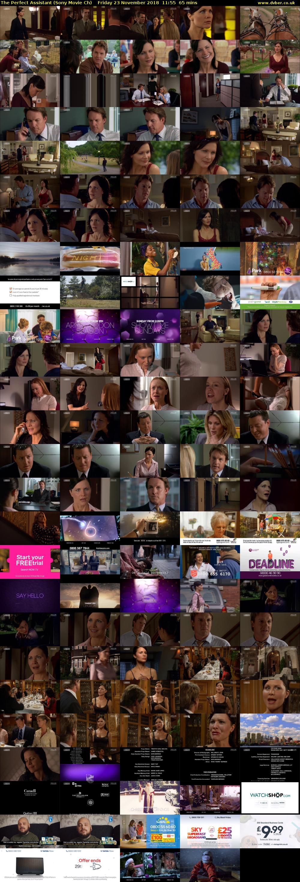 The Perfect Assistant (Sony Movie Ch) Friday 23 November 2018 11:55 - 13:00