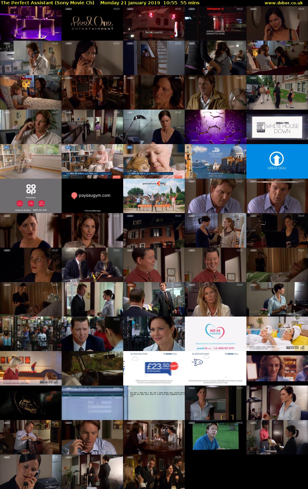 The Perfect Assistant (Sony Movie Ch) Monday 21 January 2019 10:55 - 11:50