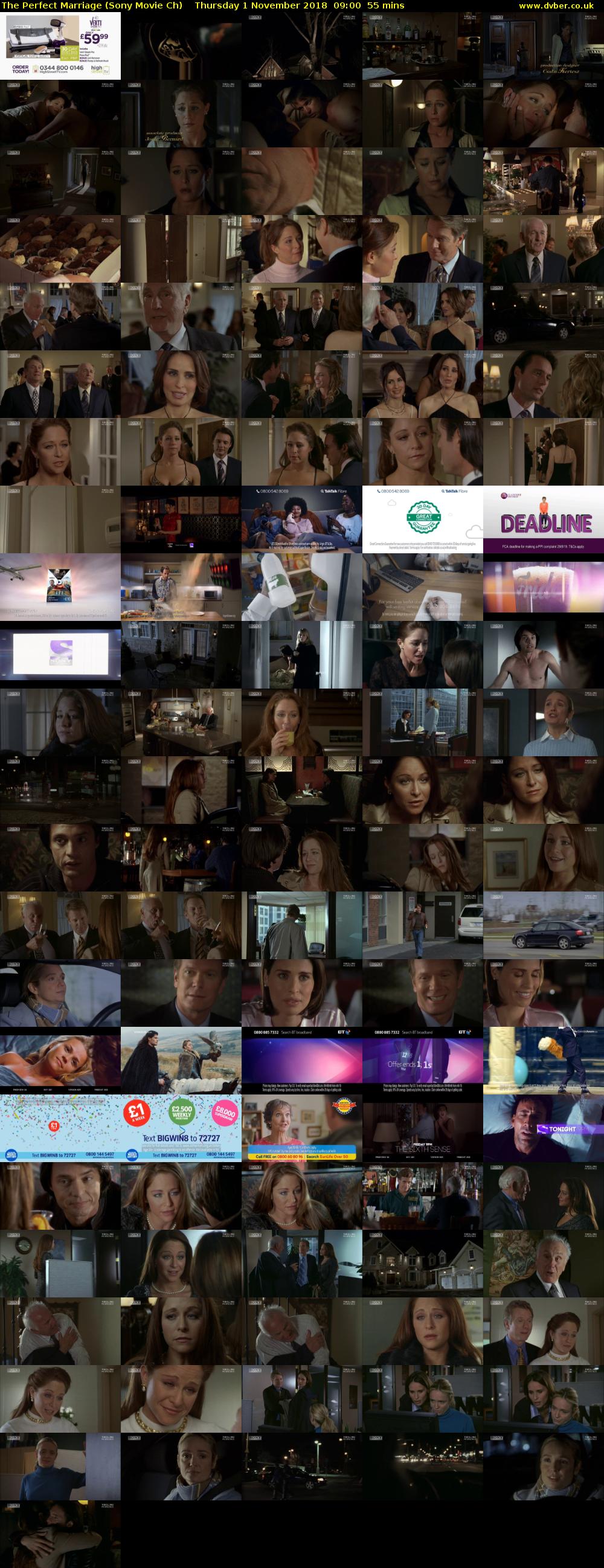 The Perfect Marriage (Sony Movie Ch) Thursday 1 November 2018 09:00 - 09:55