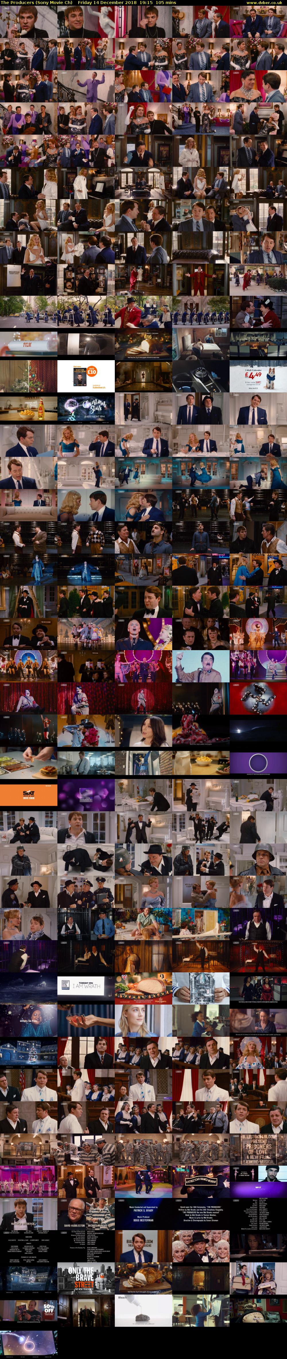 The Producers (Sony Movie Ch) Friday 14 December 2018 19:15 - 21:00