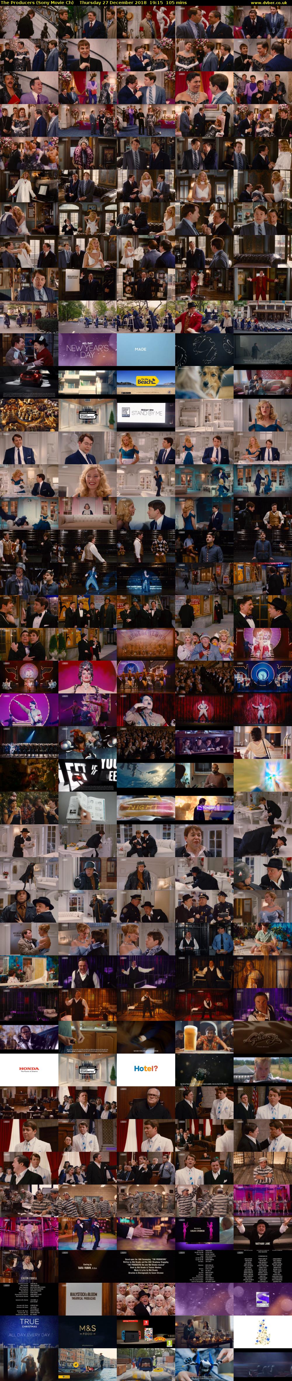 The Producers (Sony Movie Ch) Thursday 27 December 2018 19:15 - 21:00