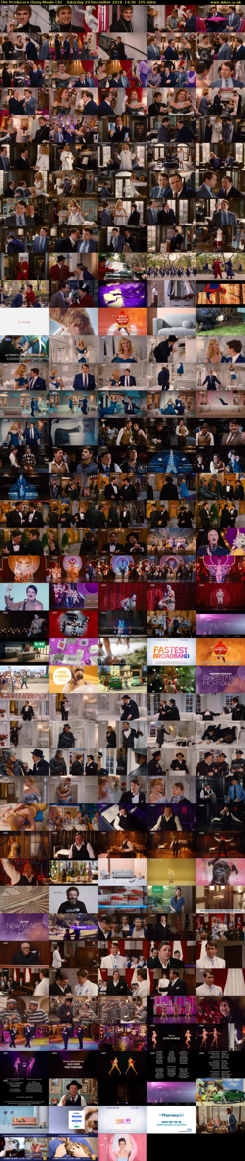 The Producers (Sony Movie Ch) Saturday 29 December 2018 14:30 - 16:15