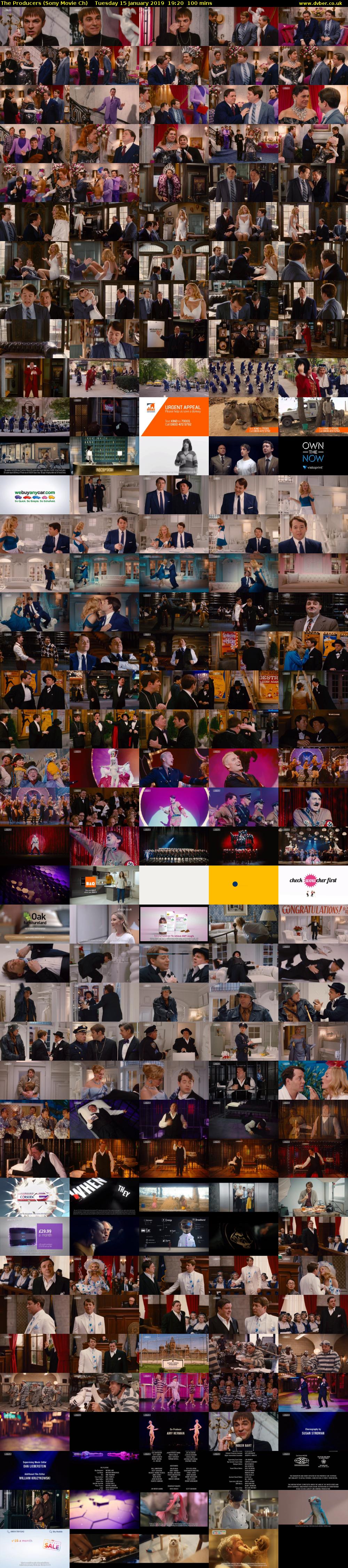 The Producers (Sony Movie Ch) Tuesday 15 January 2019 19:20 - 21:00