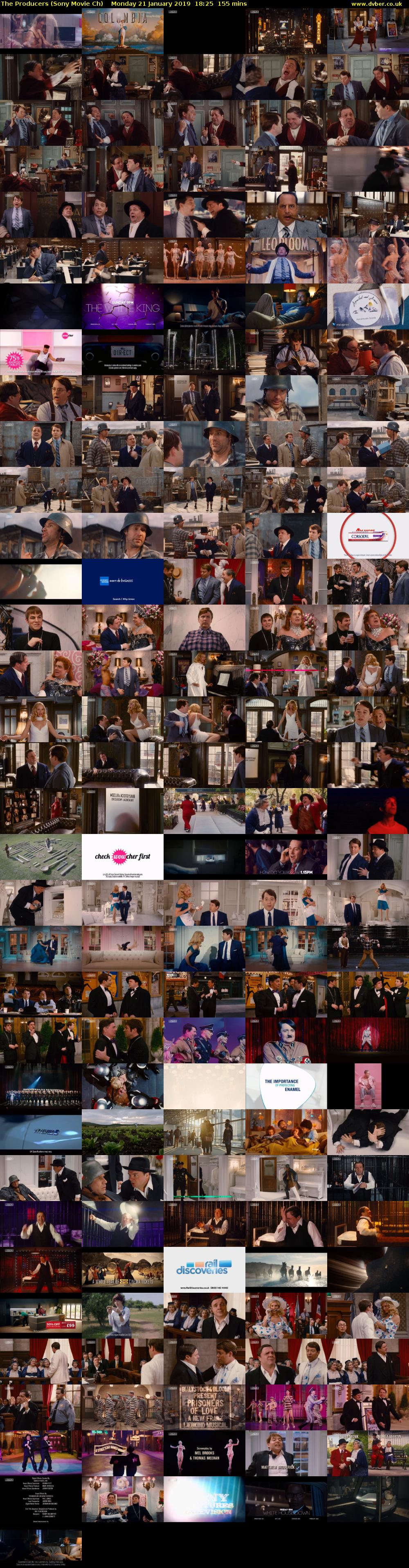 The Producers (Sony Movie Ch) Monday 21 January 2019 18:25 - 21:00