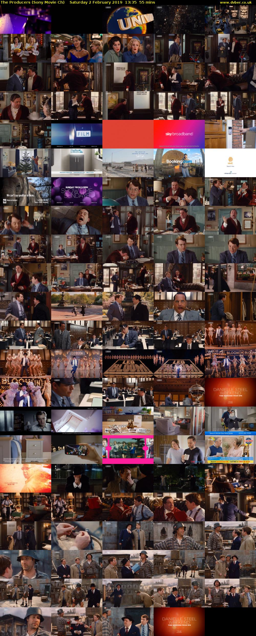 The Producers (Sony Movie Ch) Saturday 2 February 2019 13:35 - 14:30