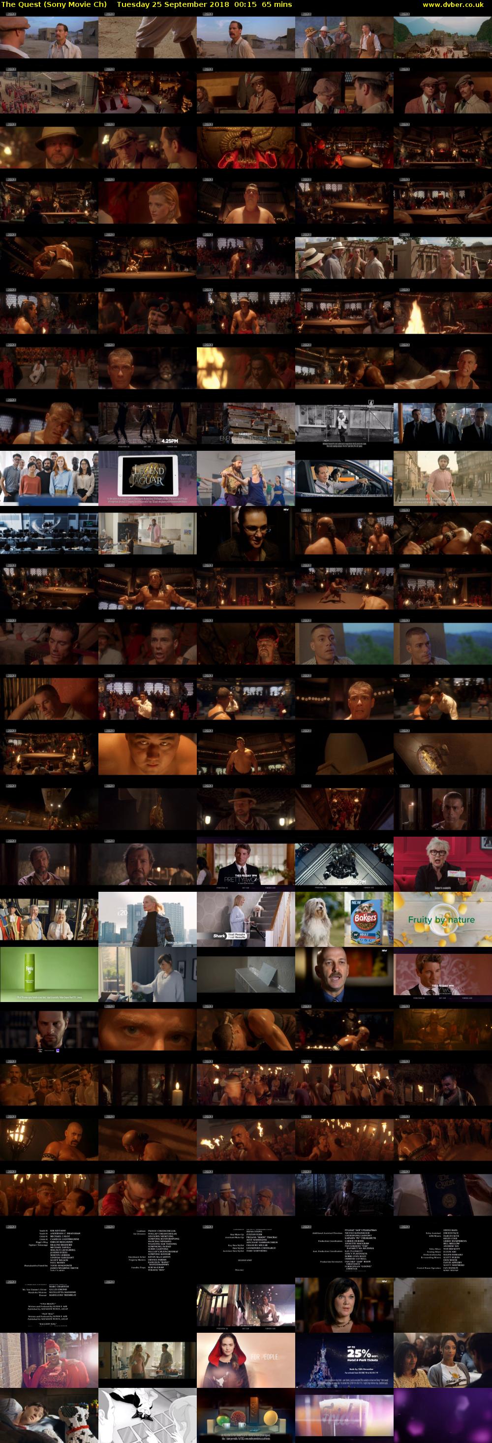 The Quest (Sony Movie Ch) Tuesday 25 September 2018 00:15 - 01:20