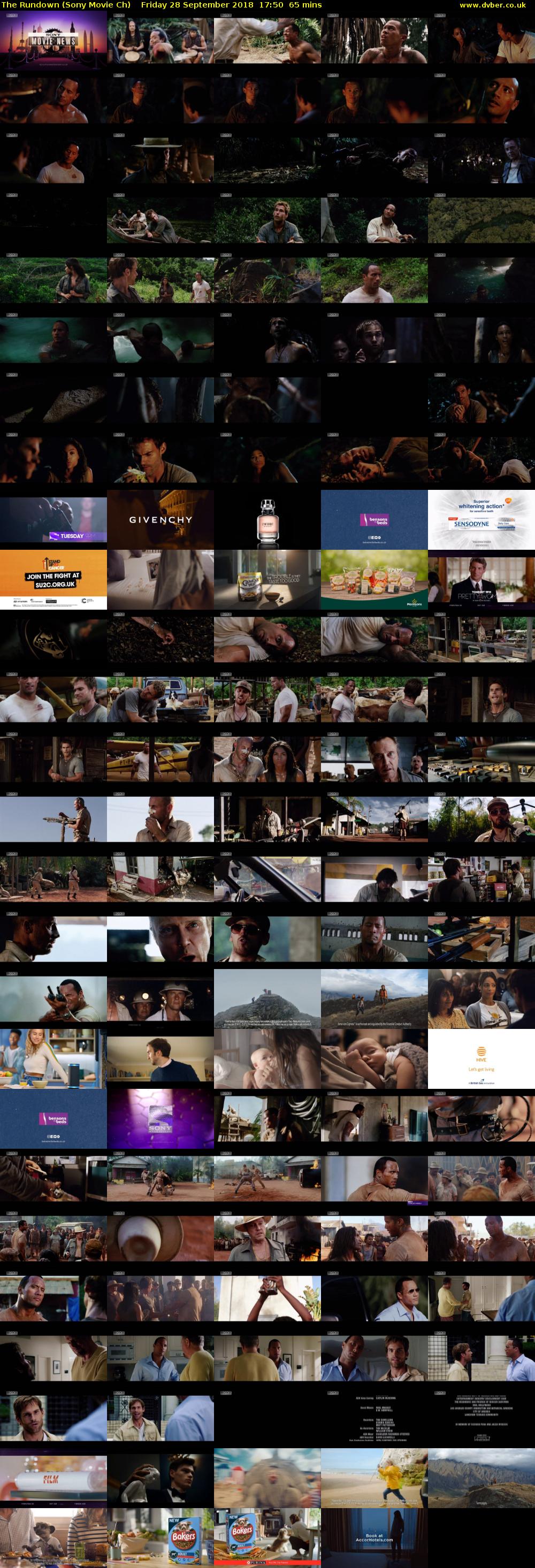 The Rundown (Sony Movie Ch) Friday 28 September 2018 17:50 - 18:55