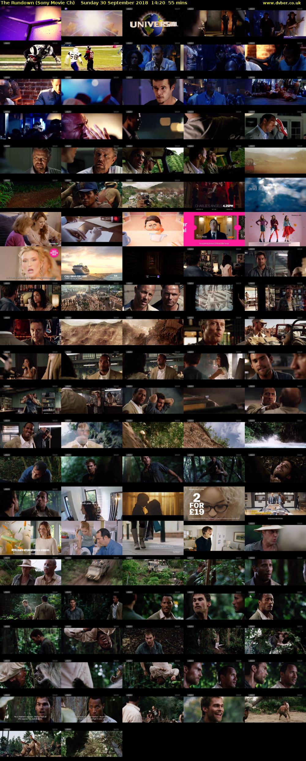 The Rundown (Sony Movie Ch) Sunday 30 September 2018 14:20 - 15:15