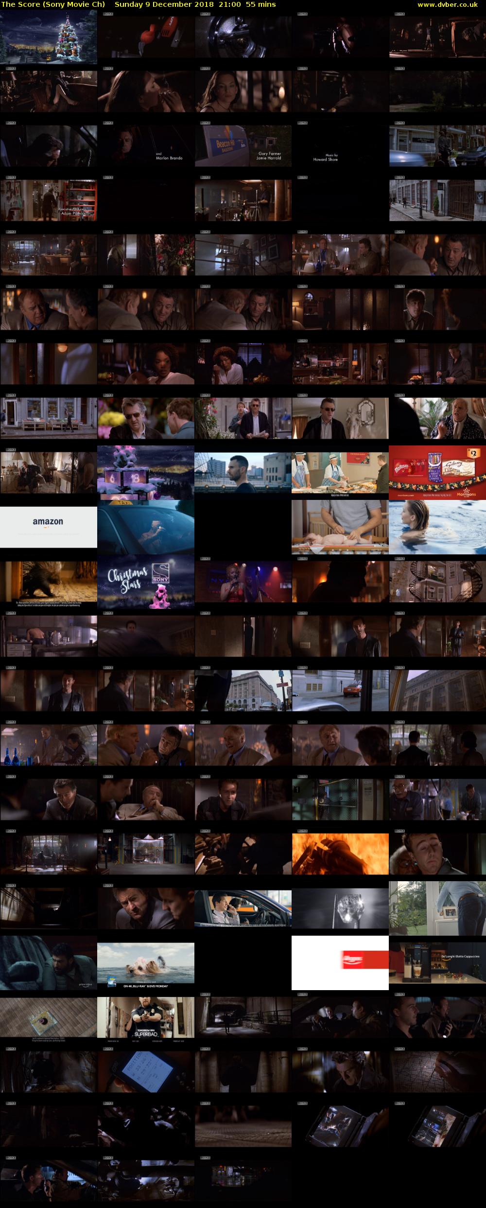 The Score (Sony Movie Ch) Sunday 9 December 2018 21:00 - 21:55