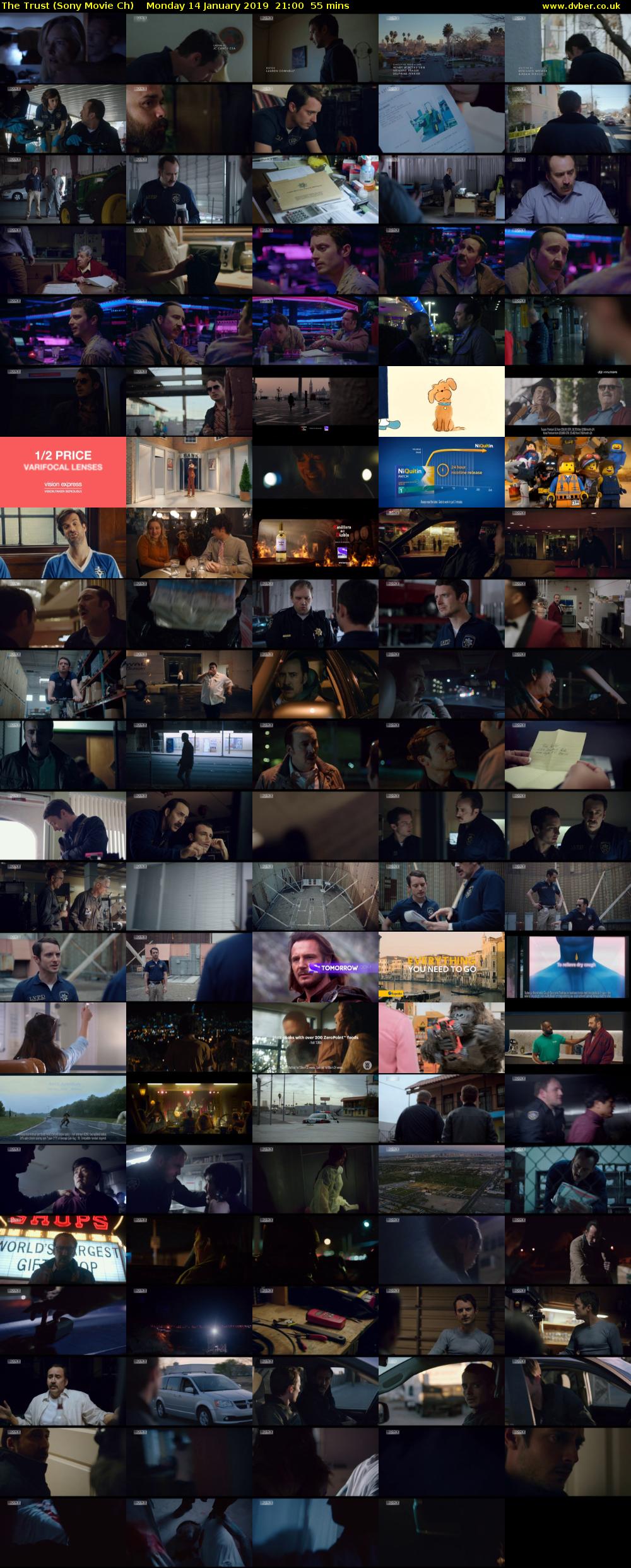 The Trust (Sony Movie Ch) Monday 14 January 2019 21:00 - 21:55