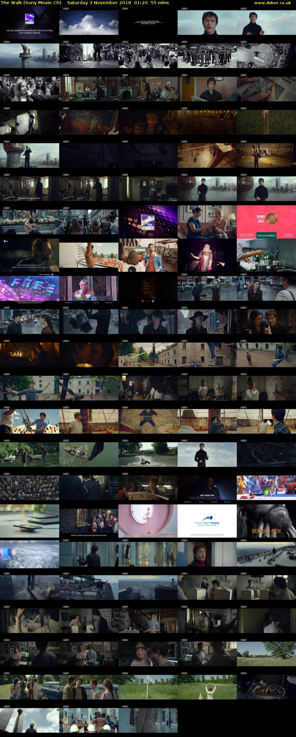 The Walk (Sony Movie Ch) Saturday 3 November 2018 01:20 - 02:15