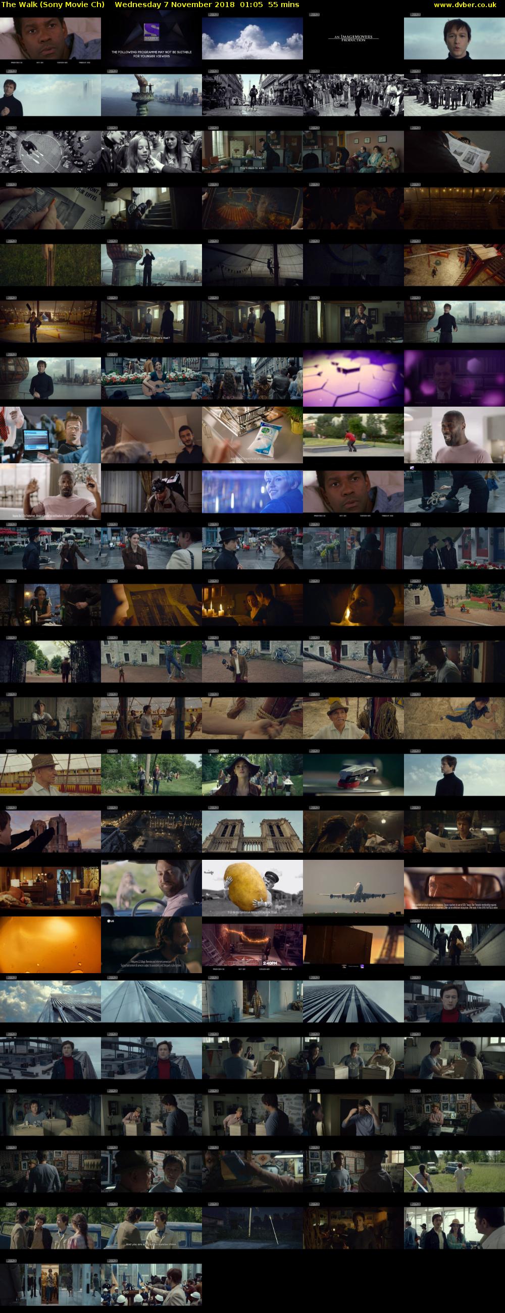 The Walk (Sony Movie Ch) Wednesday 7 November 2018 01:05 - 02:00