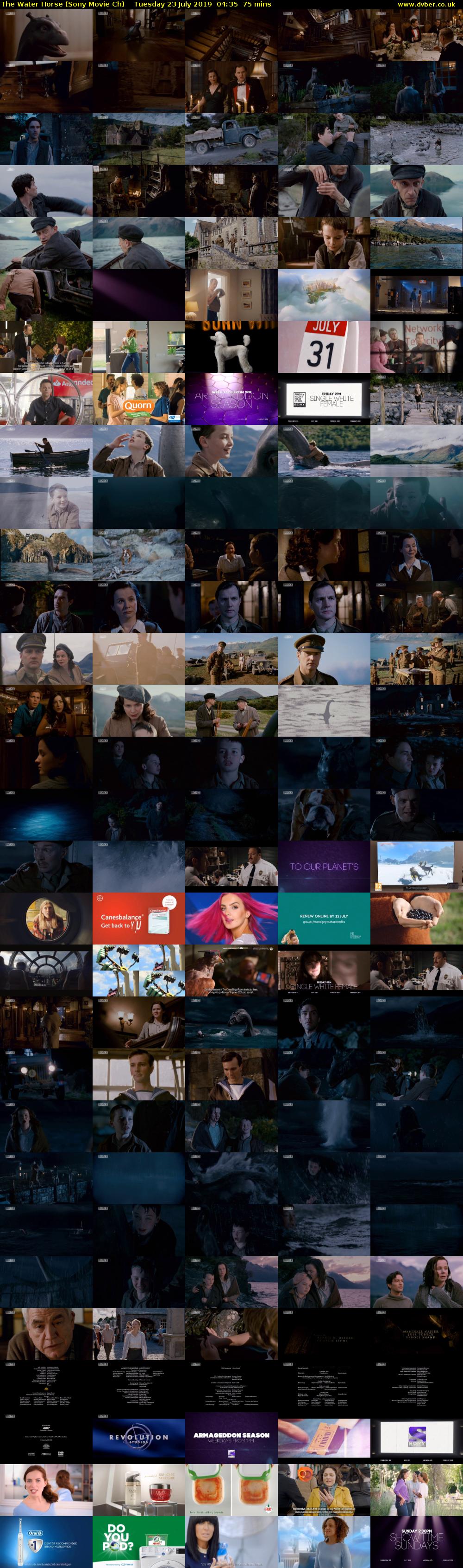 The Water Horse (Sony Movie Ch) Tuesday 23 July 2019 04:35 - 05:50
