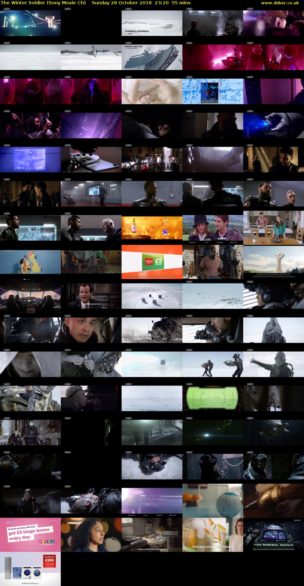 The Winter Soldier (Sony Movie Ch) Sunday 28 October 2018 23:20 - 00:15