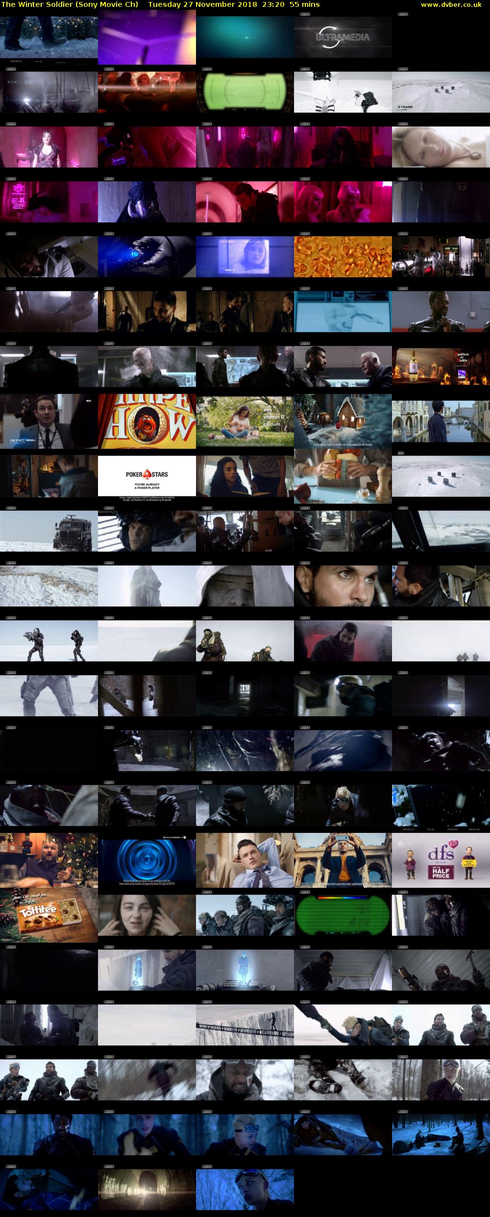 The Winter Soldier (Sony Movie Ch) Tuesday 27 November 2018 23:20 - 00:15