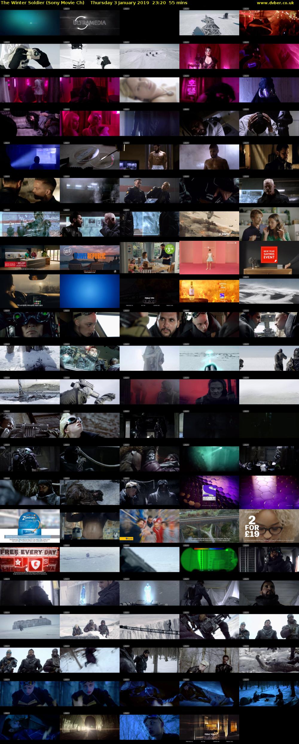 The Winter Soldier (Sony Movie Ch) Thursday 3 January 2019 23:20 - 00:15