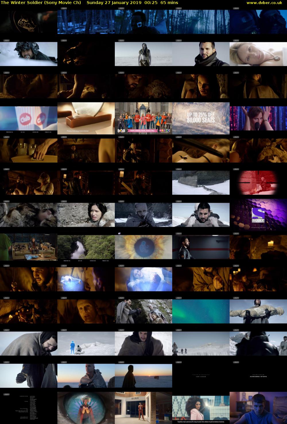 The Winter Soldier (Sony Movie Ch) Sunday 27 January 2019 00:25 - 01:30