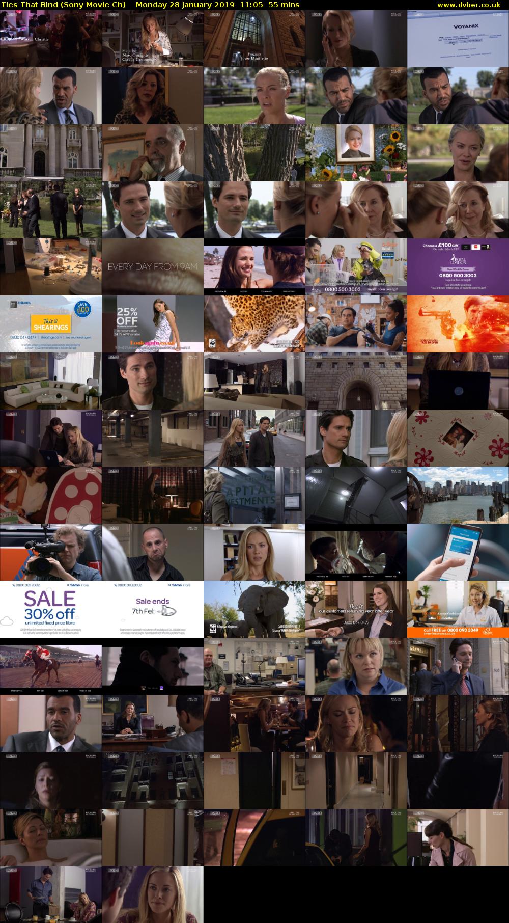 Ties That Bind (Sony Movie Ch) Monday 28 January 2019 11:05 - 12:00